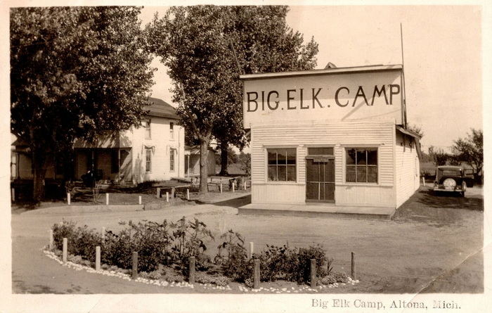 Big Elk Camp - 1930S Photo Of Entrance